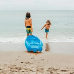 Pelican Sport Combo - 2 Solo Kids Kayaks With Paddles - Yellow/Blue -Boating Shop Combo Solo Bleu Poignee LS1