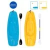 Pelican Sport Combo - 2 Solo Kids Kayaks With Paddles - Yellow/Blue -Boating Shop Combo Solo Jaune Bleu Poignee TOP