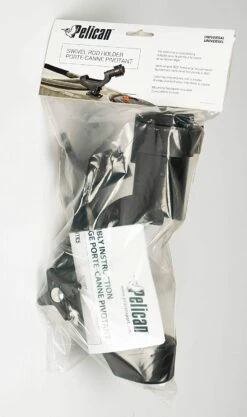 Kayak Swivel Fishing Rod Holder -Boating Shop PelicanSupportdecanneapechepivotantSportKayak Reglablepourbateauetkayak Pourspinningetappat Noir package