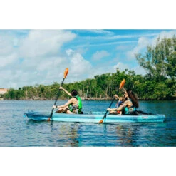 Pelican Sport Poseidon Kayak Paddle 230 Cm (90.5") 15 Pelican Sport Poseidon Kayak Paddle 230 Cm (90.5") -Boating Shop Poseidonrecreationalkayakpaddle230cm 90.5 lifestyle Orange